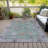 Machine Washable Indoor/Outdoor Xhevrie Mint Rug-111940029