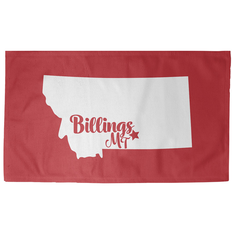 Tapis de zone rouge billings montana, Rectangle 2 pi x 3 pi
