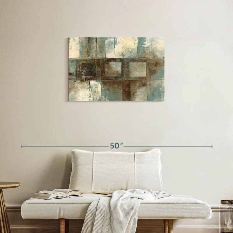 Avery Euclid Ave Variations bleu brun, H 20 po x l 30 po