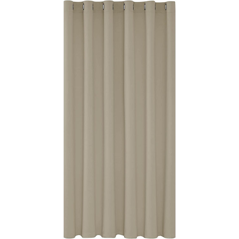 French Door Curtain Single Panel, 203 W x 214 D cm, Silver Grey