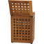 Corbeille pour déchets en teck 6 gallons Grate