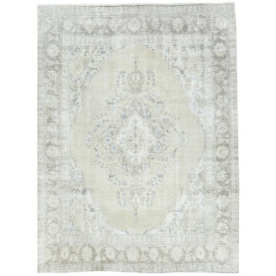 Tapis oriental antique patiné 7 x 9