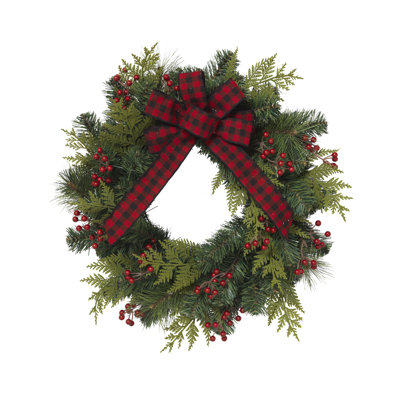 24" Polyvinyl Chloride (PVC) Wreath