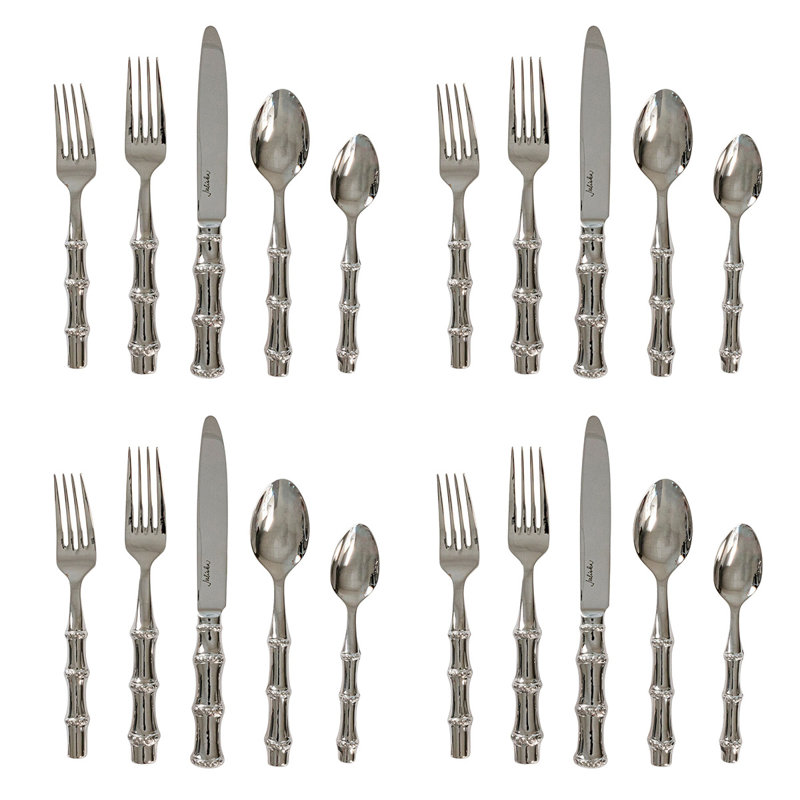 Bamboo 20 Pieces Place Setting