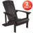 Balasi Outdoor All-Weather Poly Resin Wood Adirondack Chairs-1552139283