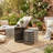 Round End Table Side Table, Nesting Round Metal Coffee End Tables Set of 3 Modern Furniture Nightstands Decor Side Tables Plant Stand