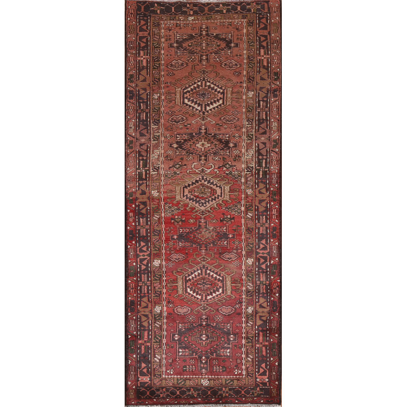 Tapis de couloir géométrique Gharajeh