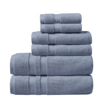 Dkny, Bath, 8pc Dkny Bathroom Bath Hand Washcloth Towel Set Sea Foam  Green White Stripe New