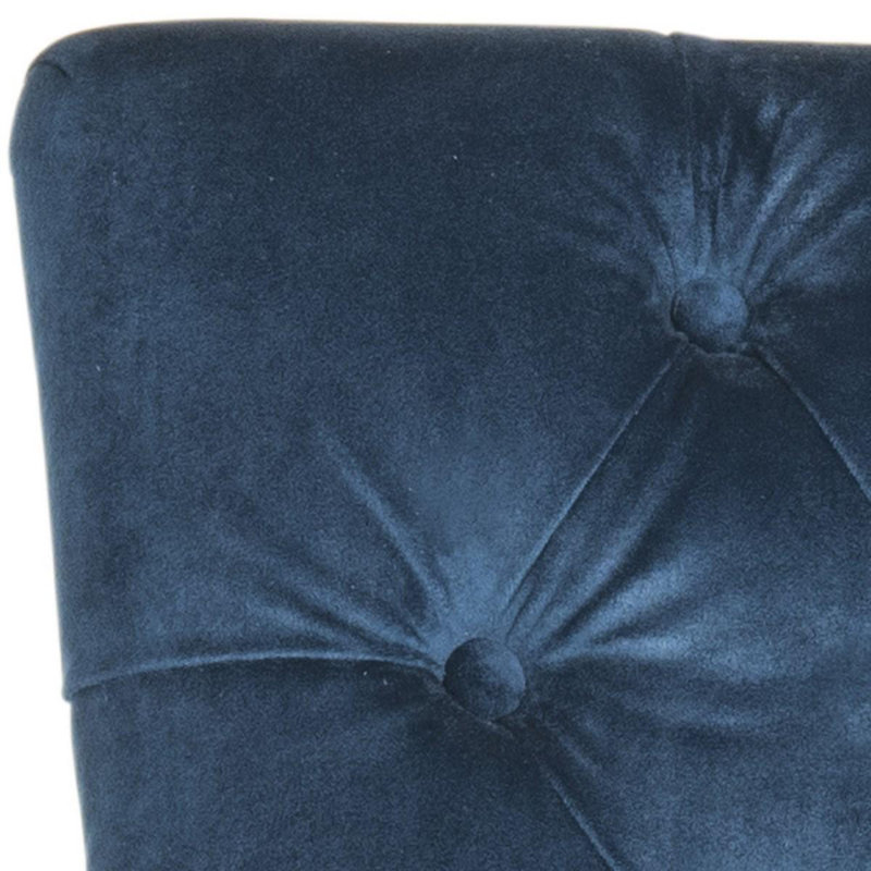 Chaise d'appoint rembourrée en coton clair Cueto