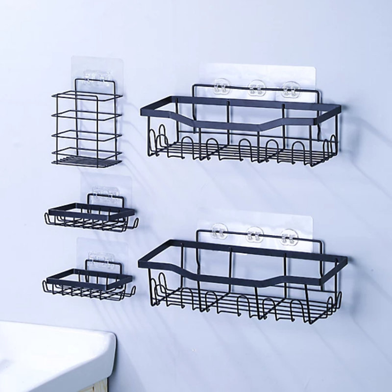 Stainless Steel Wall Bathroom Shelves
