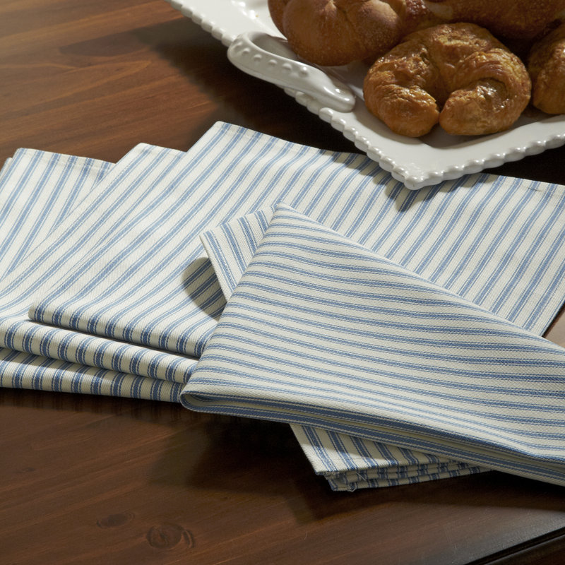 Serviettes de table 20 po Tegan, Bleu marine