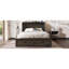 Armoire de lit escamotable double avec station de charge, lit plateforme pliable multifonctionnel avec grand tiroir de rangement pour les chambres d'amis et les petites chambres-70839604-70839605