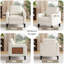 Fauteuil large en similicuir rembourré-230165344
