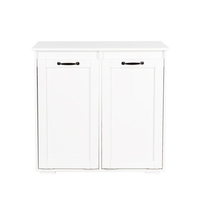 Laundry Cabinet ,With 2 Removable Liner Bags
