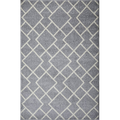 Christine Bleyana Gray Area Rug