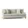 Mila 92" Recessed Arm Sofa with Reversible Cushions