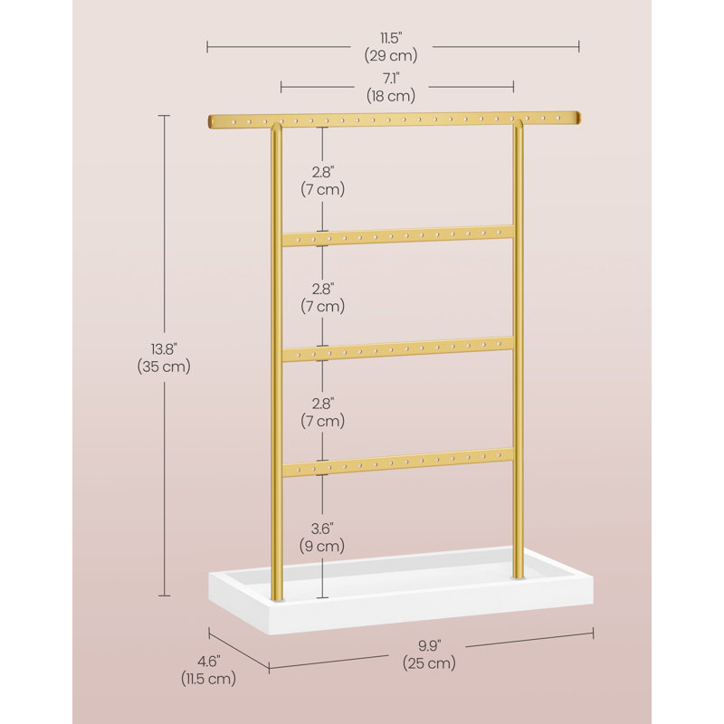 Aliysha Steel Jewellery Stand +