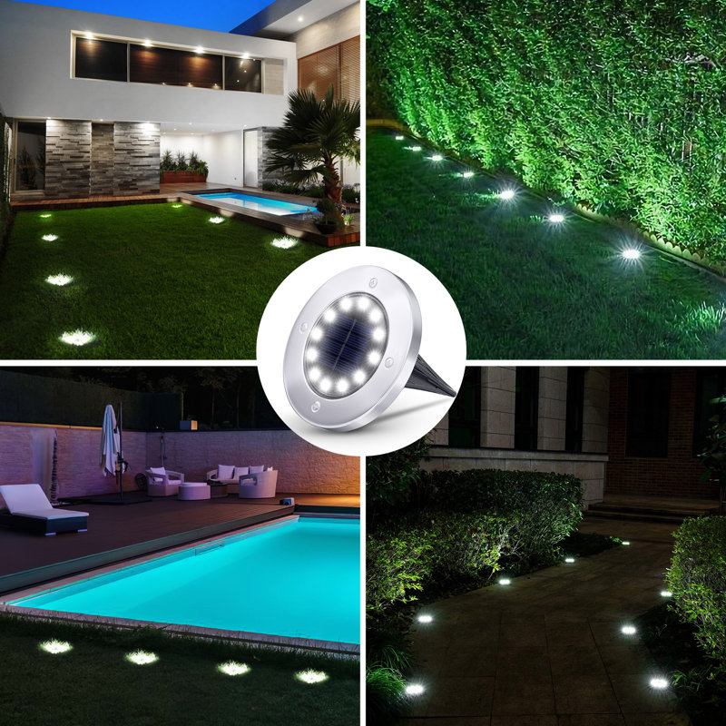 Solar Ground Light White