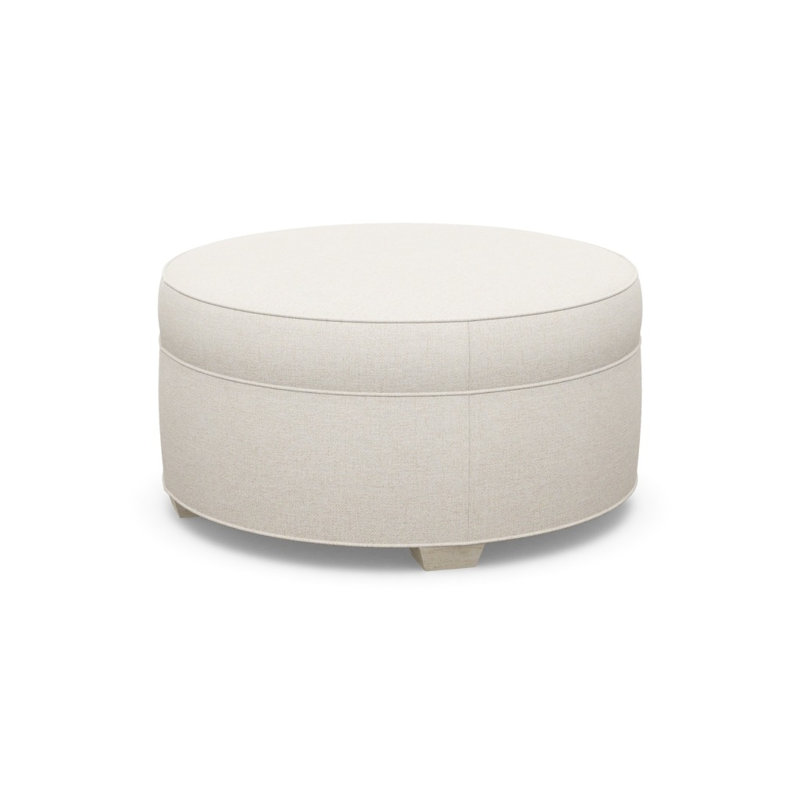 Ottoman Shop Round Ottoman, Sandstone, 5246-70