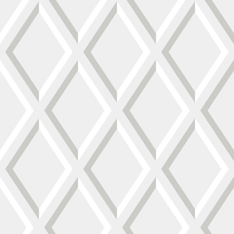 Pompeian Geometric Wallpaper Roll, Lilac/Silver