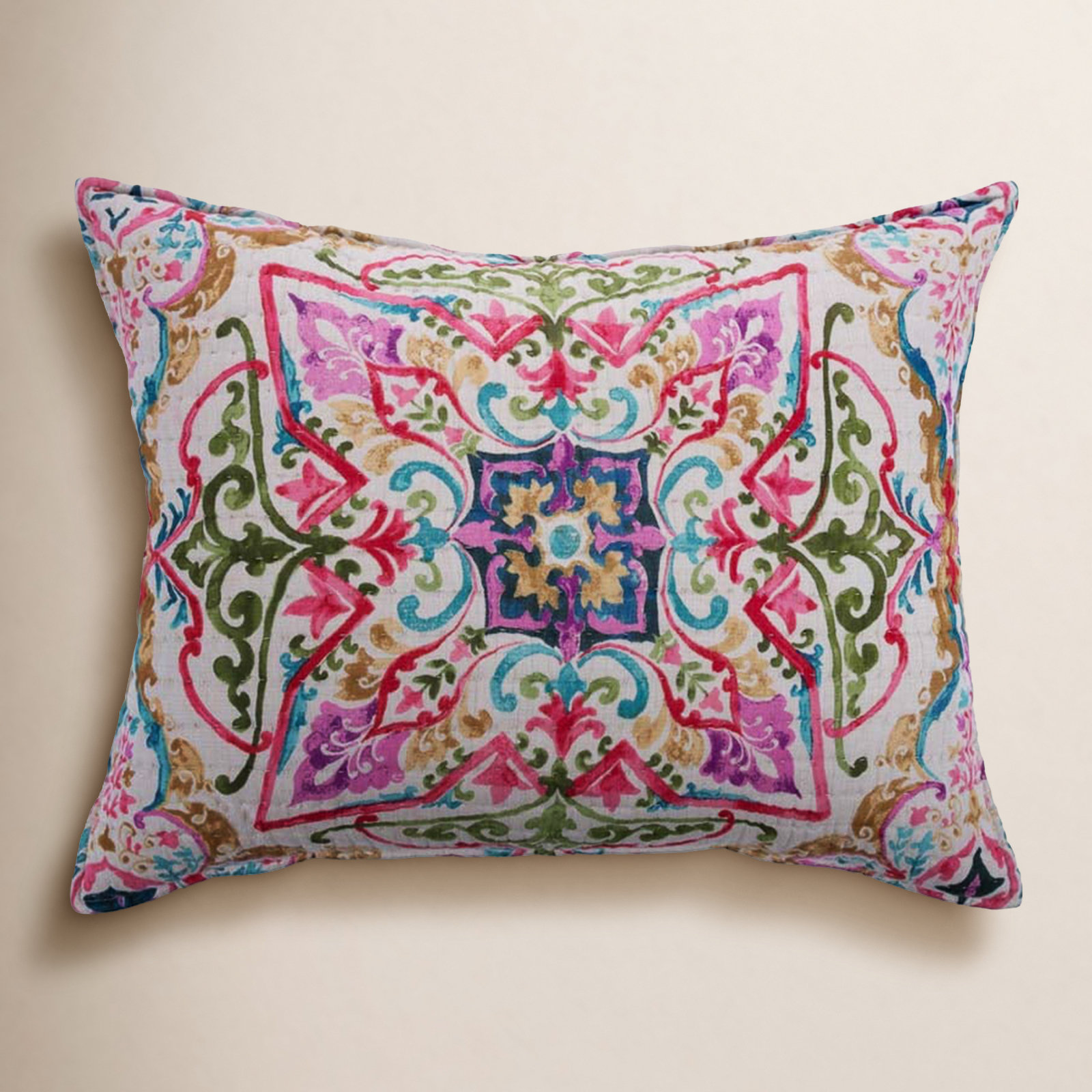 Akita Cotton Pillow Sham, Standard/Twin