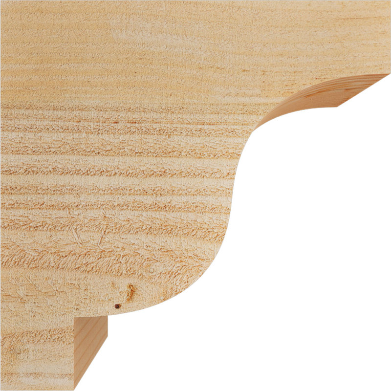 Newport Corbel, H 10 po x l 4 po x P 10 po, Sapin de Douglas, Sciage brut