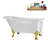 58" Streamlin Clawfoot Tub,Tray,Drain, Clawfeet-101628929-102219865