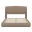 Structure de lit plateforme tapissier-129597384
