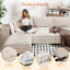 Canapé modulaire en L 109 po avec 1 repose-pieds Cloud-1659539127
