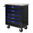 5 DRAWERS MULTIFUNCTIONAL TOOL CART WITH WHEELSBLACK+BLUE