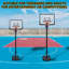 Panier de basketball extérieur ， 6,89-10,01 pi