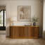 Buffet 63 po diagonal cannelé avec rangement-133071740