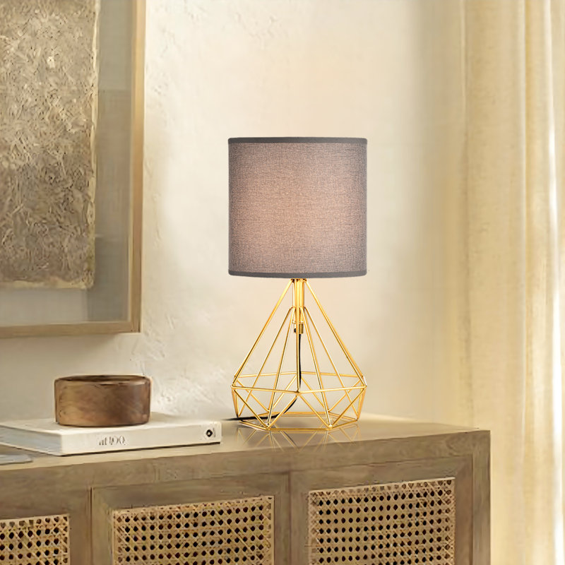 Amila Iron Bedside, Gray