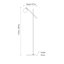 Cherrelle 144cm Reading Floor Lamp