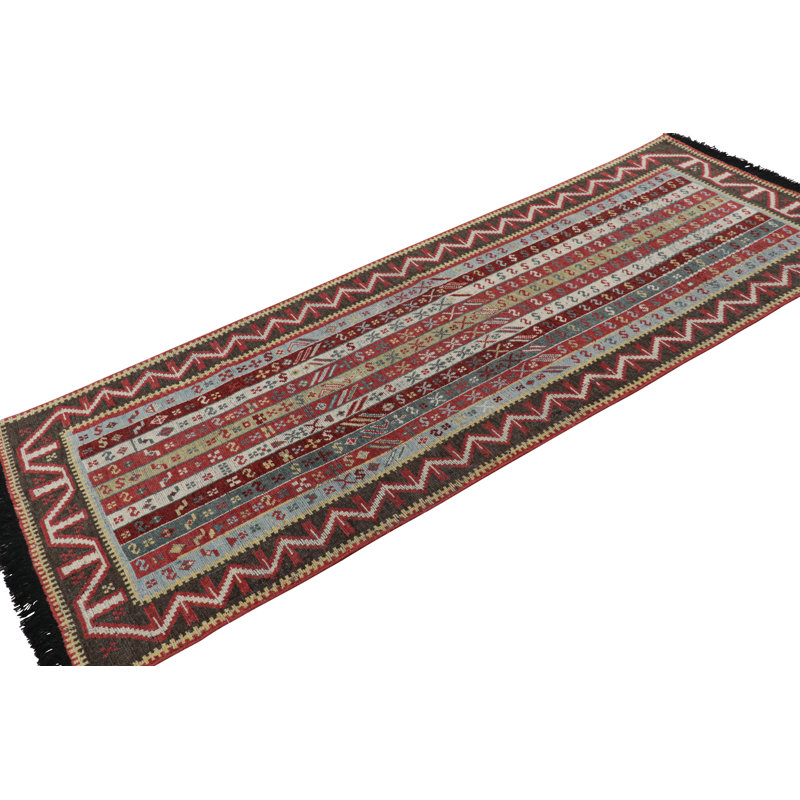 One-of-a-Kind 3'1" X 8'1" Hand Knotted Area Rug