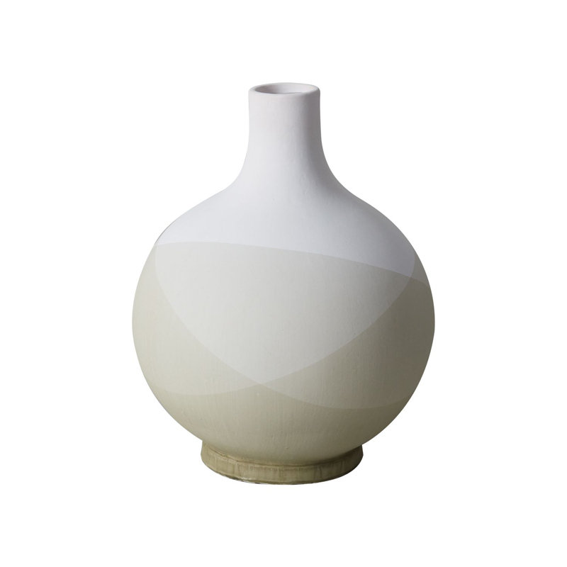 Ciri Handmade Ceramic Table Vase, 12.25" H x 10.75" W x 10.75" D