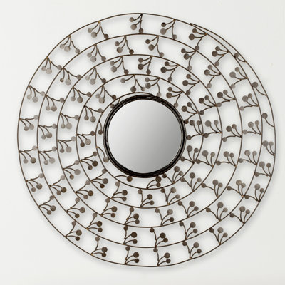 Barnabas Metal Flat Wall Mirror