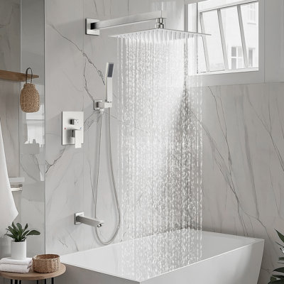 Complete Shower System with Rough in-Valve
