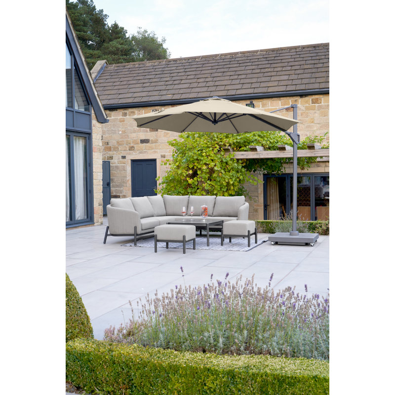 Aarne 300cm Cantilever Parasol, Champagne