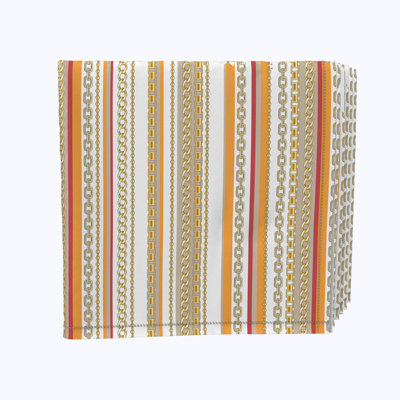 Polyester Striped Square Napkin