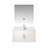 Bath Vanity With Faucet Set And LED Mirror