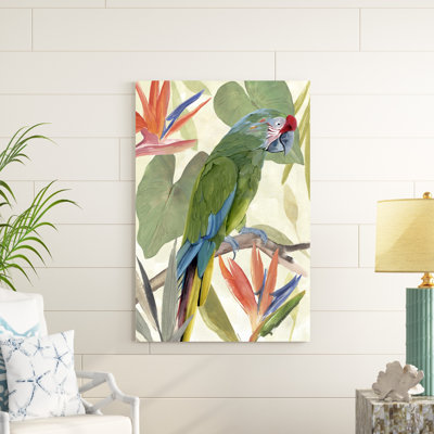 Composition de perroquet tropical I