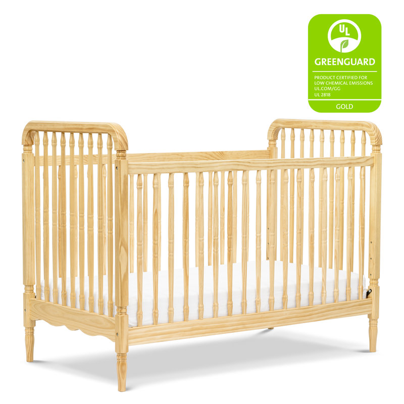 Liberty 3-in-1 Convertible Spindle Crib, Natural