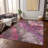 Machine Washable Indoor/Outdoor Xhevrie Blush Rug-1055527683