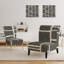 Fauteuil de chambre rembourré transitionnel Minimalist IV