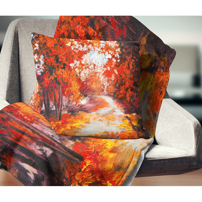 Landscape Throw Pillow, 16" x 16", Throw Pillow