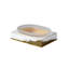 Mike + Ally Luxury Lave White Gold Enamel Soap Dish for Bathroom