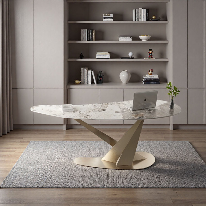 Bureau Modern Modern, H 29,5 po x l 55,1 po x P 27,6 po