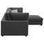 Canapé modulaire rembourré avec repose-pieds 4 pièces Rhette-1771139883
