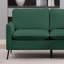 Causeuse rembourrée en similicuir Nordic Retro Light Luxury-394918088